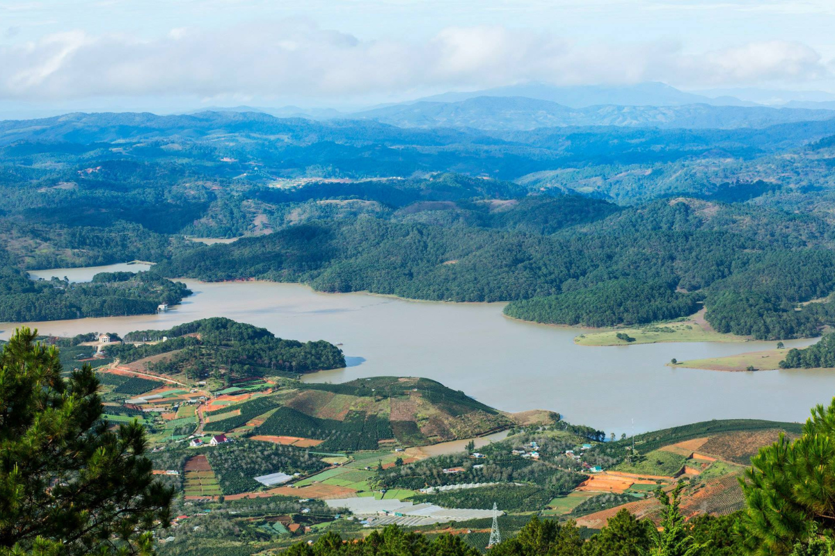 Scenic view of Dalat, Vietnam